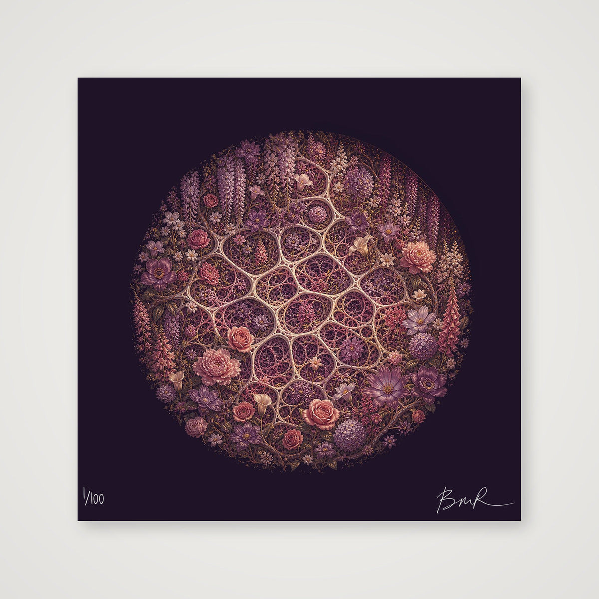 BONES - Garden of Eden, No. 2 — 30×30cm, 12×12" Print only